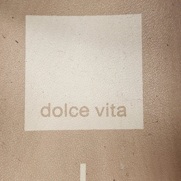 Dolce Vita Loafers 10 Platinum Gold Leather Doris Perforated Metallic New $140 - Picture 12 of 15